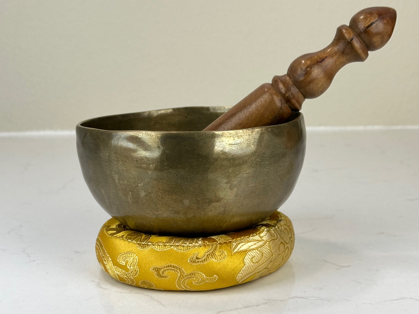 4.8 inch Melodious Singing Bowl With Free Cushion and Wooden Mallet