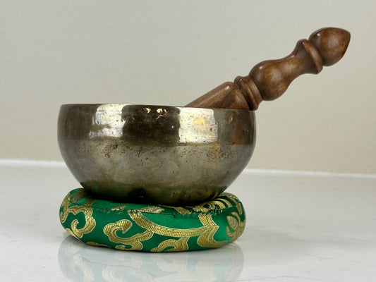 4.8 inch Melodious Singing Bowl With Free Cushion and Wooden Mallet