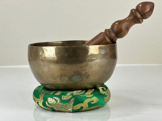 4.8 inch Melodious Singing Bowl With Free Cushion and Wooden Mallet