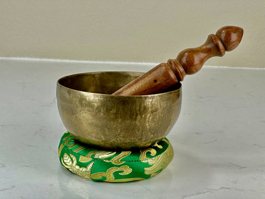 4.8 inch Melodious Singing Bowl With Free Cushion and Wooden Mallet