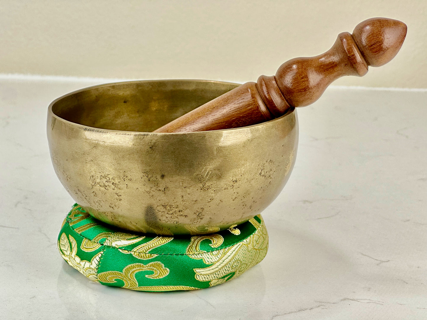 4.8 inch Melodious Singing Bowl With Free Cushion and Wooden Mallet